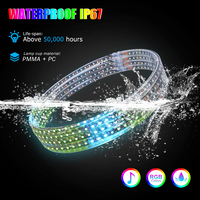 Pabrik Harga Grosir 4Pc IP68 Tahan Air RGB Paling Terang Cincin Led Lampu Roda Mobil Led 15.5 Inci Rgb Lampu Cincin Roda
