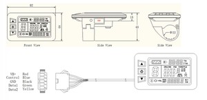24V 36V 48V Xe đạp điện <span class=keywords><strong>LCD</strong></span> xe đạp chuyển đổi Kit <span class=keywords><strong>LCD</strong></span> hiển thị KT kuntneng KT-LCD7U hiển thị với chức năng USB - Product Image 3