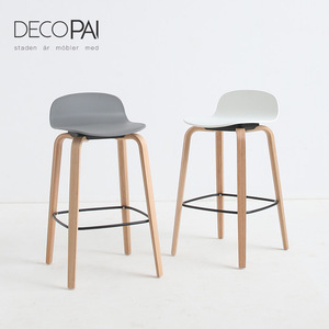 PP asiento taburete de bar <span class=keywords><strong>haya</strong></span> marco para cafe restaurante nórdicos silla taburete - Product Image 4