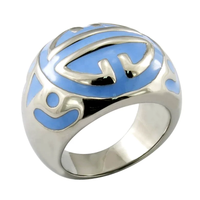 Trendy Vintage Punk Edelstahl ringe Wide-Faced Unique Designs Ahornblatt Rose Leaf Motive Modische Unisex Silber/Gold