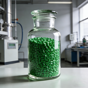 Kunststoff PET/PVC/PC/<span class=keywords><strong>PS</strong></span>/PA Grünes Masterbatch Farbpigment Hochglanz Hochfließende Granulate Filmqualität Spritzguss RoHS REACH - Product Image 1