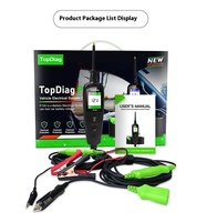 Topdiag P100 10M probador eléctrico herramienta probador de batería Kit para diagnóstico de coche AC DC Sonda de voltaje herramienta de diagnóstico de Circuito Superior