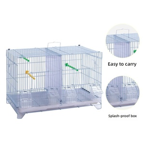 Jaula de Cría Apilable para Aves con Divisores Extraíbles, Jaula Modular para Canarios y Pinzones para Cría y Exhibición - Product Image 4