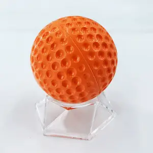 Wholesale 9 Inch Adult League Red High Quality PU Sports Dimpled Baseball