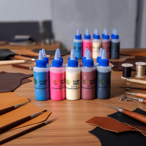 Pâte de coloration pour surfaces en cuir à base d'eau et huile de finition brillante effet miroir, <span class=keywords><strong>colle</strong></span> liquide pour usage en construction - Product Image 1