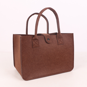 Sac à provisions réutilisable, sac utilitaire de rangement en feutre avec étoile et poignées - Product Image 4