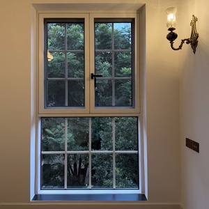 Fenêtre à battant en aluminium à rupture de pont thermique CBMMART, vitrage double, couleur <span class=keywords><strong>marron</strong></span>, à haute efficacité énergétique - Product Image 6