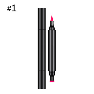Logo privato 2 In 1 penna <span class=keywords><strong>Eyeliner</strong></span> <span class=keywords><strong>a</strong></span> doppia testa con guarnizione uniformemente pigmentata <span class=keywords><strong>Eyeliner</strong></span> impermeabile <span class=keywords><strong>a</strong></span> prova di macchie di <span class=keywords><strong>lunga</strong></span> durata - Product Image 6