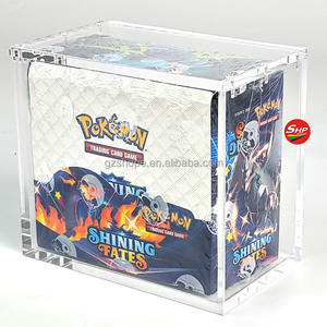 Boîte de protection en acrylique transparente SHP Boîte de présentation en acrylique pour <span class=keywords><strong>Pokemon</strong></span> Scarlet & Violet:Surging Sparks Booster Box - Product Image 1