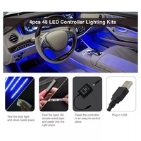 RGB Music Voice Control Floor Atmósfera Luz Lámpara de pie decorativa para automóviles