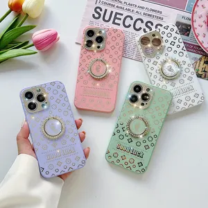 Volle schützende Luxus-Handy Real Diamond Encrusted Back Cover Hülle für Iphone 14 14 Pro Max Hülle