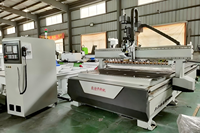 Routeur CNC ATC 3 axes pour MDF, acrylique, contreplaqué, bois massif, broche ATC 9 kW, DSP Taiwan LNC, machine de gravure CNC ATC pour portes de placards