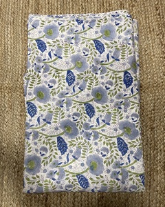 Indian Handmade Soft Cotton Modern Floral Jaipur Block Print Fabric Lightweight Dress Material Craft Curtain Bag Cover Material - Product Image 1