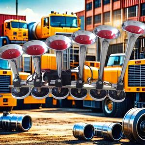 Corne à air pour camion <span class=keywords><strong>locomotive</strong></span> haute performance 24 volts, option <span class=keywords><strong>de</strong></span> conception <span class=keywords><strong>de</strong></span> haut-parleur à 2 voies - Product Image 6