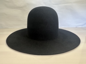 VW2582 Chapeaux Fedora australiens à large bord faits à la main en gros personnalisés 100% laine Couronne ouverte bloquée - Product Image 6