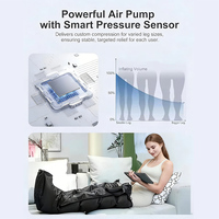 Nouvelles bottes de récupération chauffantes à compression d'air rechargeables 2026 pour les jambes, alimentées par batterie, pour application sportive et application sur les pieds
