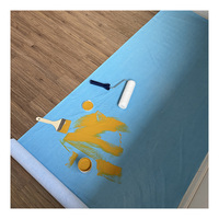 40 "X 90 'Couverture de protection de sol temporaire en plastique moderne antidérapante antidérapante et facile à installer Feutre polaire