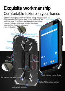 แท็บเล็ตมือถือขยายกลางแจ้งขนาด 8 นิ้ว 10 นิ้วพร้อม GPS และแท็บเล็ตพีซี NFC แบบสัมผัส - Product Image 4