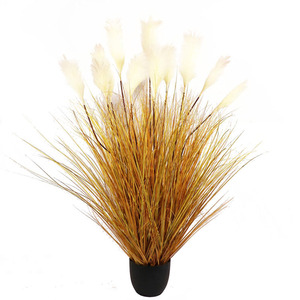 Plantas Artificiales de Hierba de Junco en Macetas para Decoración de Interiores, 150 cm, 5 pies, Venta al por Mayor - Product Image 6