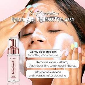 Mousse Nettoyante Visage Naturelle Coréenne à <span class=keywords><strong>l</strong></span>'<span class=keywords><strong>Acide</strong></span> <span class=keywords><strong>Salicylique</strong></span> et Niacinamide – Produits <span class=keywords><strong>de</strong></span> Soin pour la Peau – Nettoyant Moussant pour le Visage – Vente Directe Usine - Product Image 3