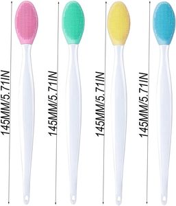 Brosse exfoliante multifonctionnelle double face 3 en 1 pour nettoyer les pores, les lèvres et le nez, en silicone, imperméable, pour éliminer les points noirs - Product Image 2