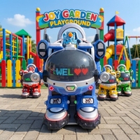 Robots électriques marcheurs et chevauchables Leduole LT-3 de formes variées, rotation à 360 degrés pour parcs d'attractions extérieurs/intérieurs - Enfants