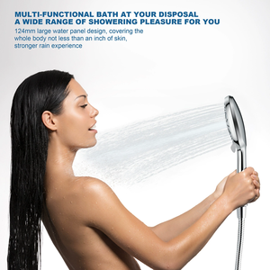 Ensemble de pommeau de douche pressurisé à trois fonctions pour hôtel et maison intelligente, haute pression, économie d'eau, pour salle de bain - Product Image 5