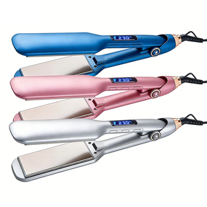 Lisseur ionique numérique en céramique de haute qualité avec arrêt automatique et température réglable pour cheveux raides PLATES PROFESSIONAL GLIDE S - Product Image 1