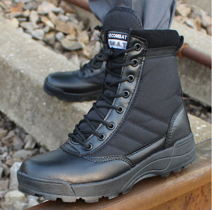 Botas Tácticas de Desierto TSB09 ORIGINALES PARASHOT en Microfibra de Gamuza Negra y Caqui, Precio Económico para Venta al Por Mayor - Product Image 3