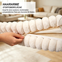 Hamac pour chat en maille pelucheuse double face, lit suspendu pour fenêtre, balcon, ventouse, nid pour chat, pour animaux de compagnie