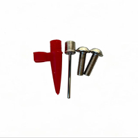 Jinta 120PSI Portable Mini Bicycle Manual Air Pump with Pressure Gauge and Multi-Function Ball Needle.