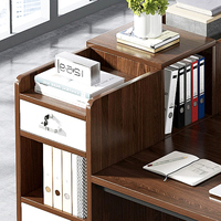 Bureau de travail de designer à bon prix, bureau d'ordinateur en bois / Bureau de luxe pour 4 personnes, mobilier de bureau