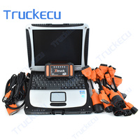 Kit de diagnostic de réparation automobile X-truck Y009 HDD, outil de recherche CAN-BUS pour camion lourd Renault, excavatrice + ordinateur portable CF19