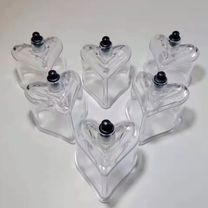 Einzelne Liebe Beute Plastik-Venthausbecher Vakuum-<span class=keywords><strong>Massage</strong></span> Hijama Herz-Beuteltherapie Sterne saugung sternenförmiges Beutel für den Körper - Product Image 2