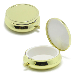 Khuyến Mãi Vòng Kim Loại Gia Vị Thuốc Chủ Container Y Kit Chăm Sóc Sức Khỏe Du Lịch Di Động Hộp Thuốc Dễ Thương Mini Thuốc Lưu Trữ Trường Hợp - Product Image 2