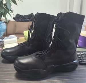 Bottes longues noires personnalisées TSB1 Pupular Fasion, couleur désert ou couleur noire, légères, BATO - Product Image 6
