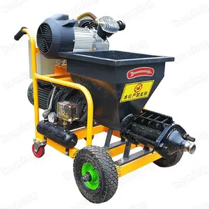 Parafuso monofásico KLW 120 Cement Spray Machine reboco argamassa para construção de parede exterior