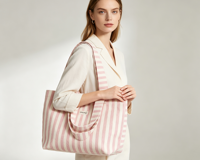 Sac fourre-tout réutilisable en toile avec impression de lettres, sac à bandoulière, logo personnalisé, pour le shopping, les voyages et l'université