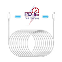 Câble USB C PD Charge rapide Portable Rapide Type C vers Type C Câble