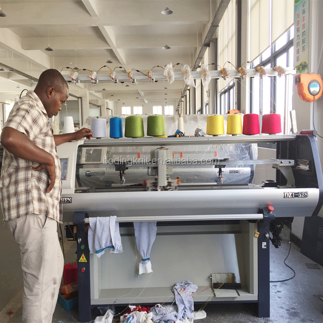 Fully Computerized Flat Knitting Machine with High Level Technology