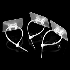 Adjustable Cable Tie Fastener 250 Mm Self Locking For Pipe Shelf Fixing No Drill Nail Free Traceless Patch - Product Image 1