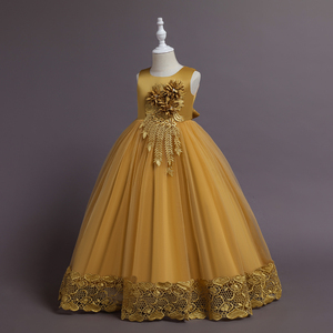Nouvelles robes de demoiselle d'honneur pour petites princesses, robes de mariage pour enfants, robes d'anniversaire, robes de fête pour filles - Product Image 2