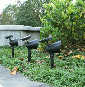 Da esterno 4 LED luci solari scure Auto On/Off luci solari impermeabili di sicurezza faretti regolabili per giardino paesaggio parete di illuminazione - Product Image 3