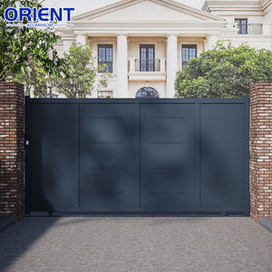 Puerta Moderna de Aluminio Fundido con Diseño Geométrico, Interpretando el Estilo Simple al Aire Libre con <span class=keywords><strong>la</strong></span> Belleza de las Líneas, Personalizable - Product Image 3
