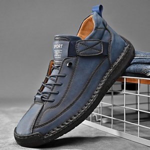 Bottes Martin mi-montantes pour hommes, grande taille, chaussures de travail décontractées à lacets, idéales pour l'extérieur – Meilleures ventes - Product Image 3