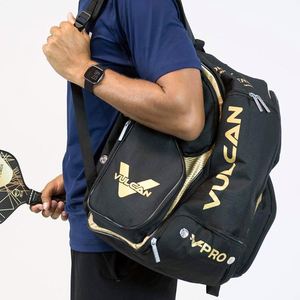 Muestra gratuita: Mochila personalizada para raqueta de pickleball, bolsa cruzada ajustable para raqueta de racquetball, bolsa de tenis con soporte para botella de agua - Product Image 1