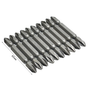Double-Ended Phillips Screwdriver Bits 65mm PH2 S2 Steel For Electric Screwdriver - Product Image 2