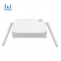 Router GPON 4GE Wifi 6 Dual Band 2.4G/5G XPON H3-1S dengan Antena 5dBi, Modem ONU Wifi 6