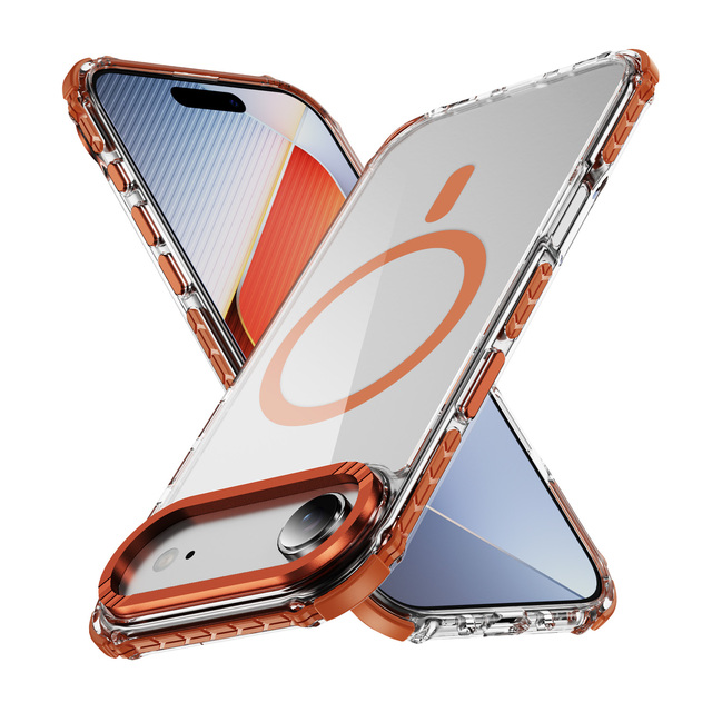 Wireless Charging Phone Case for iphone 17 Air High Quality Shockproof Magnetic Phone Accessories for iPhone 17 18 Pro Max