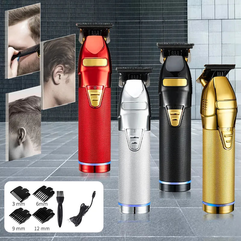 Rechargeable Barber Cordless Haircut Machine Beard Trimmer Professional Hair Trimmers & Clippers for Men Hair Styling Tools